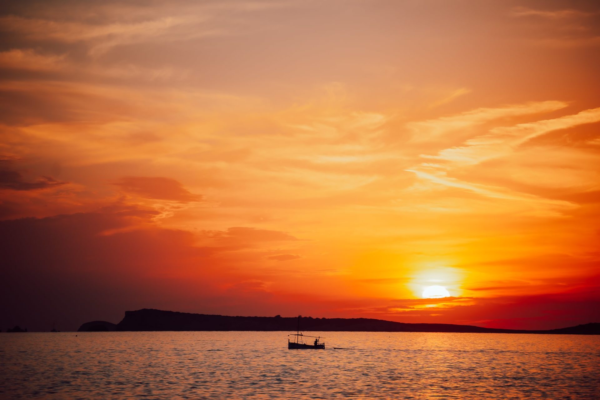 Beste Reisezeit für Ibiza | Sonnenuntergang