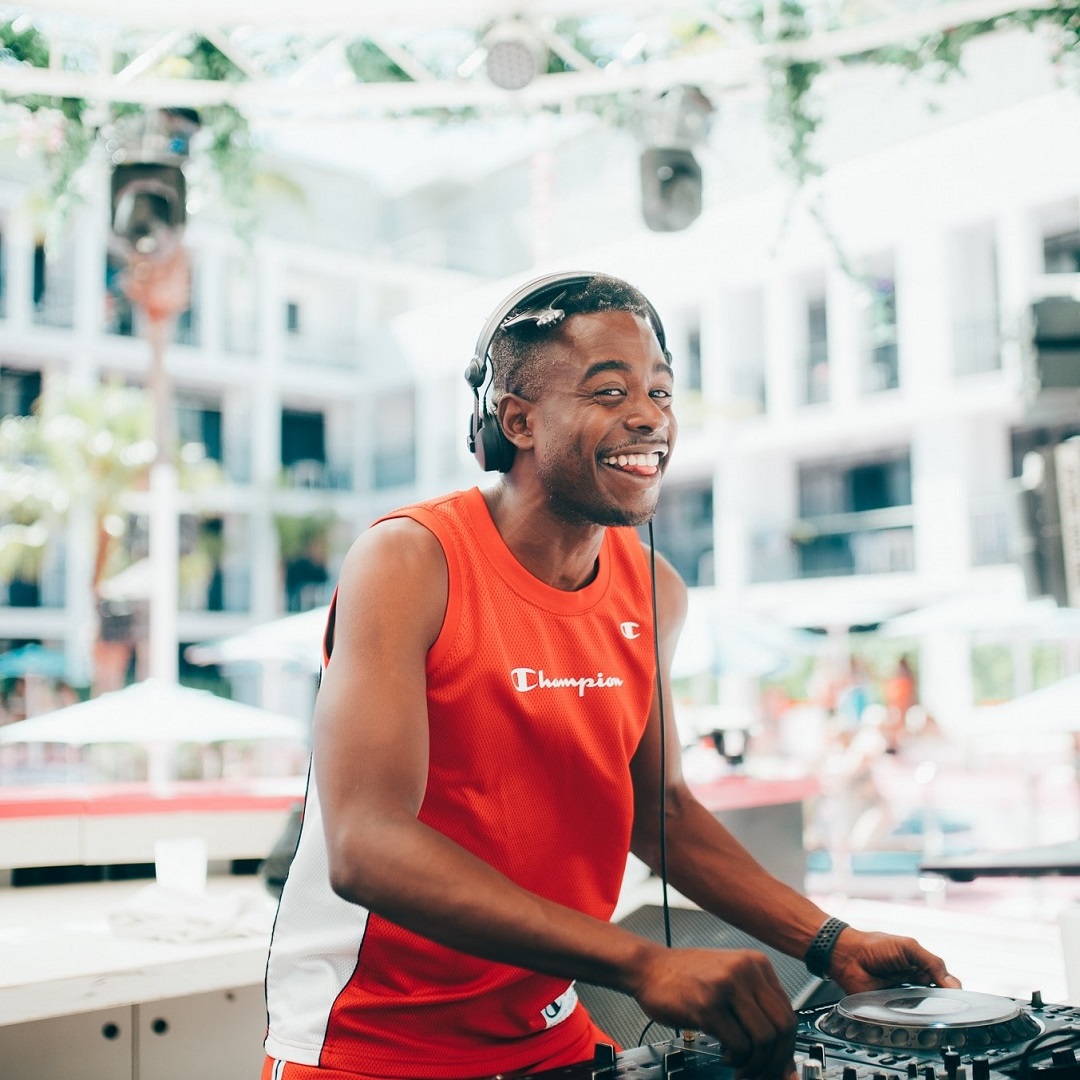 DJ Policy playing at Applebum Ibiza Rocks Hotel Pool Party in 2021