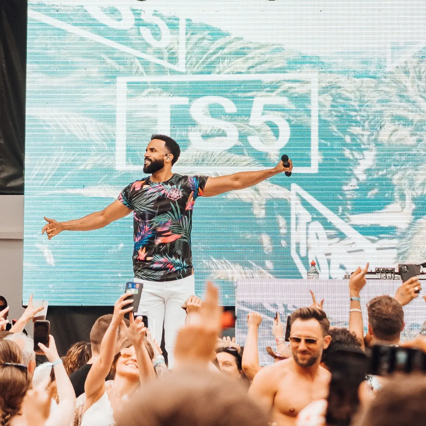 Website Carousel | Craig David on stage at TS5 Pool Party at Ibiza Rocks Hotel 2022
