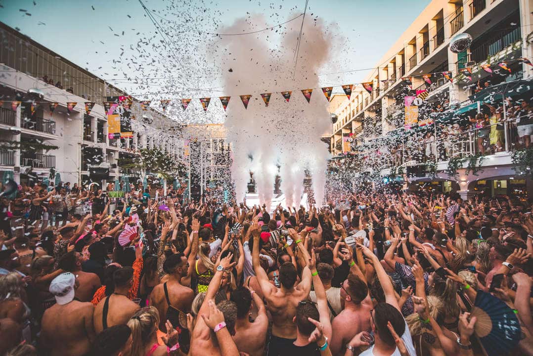 Crowd at Ibiza Radio 1 Rocks