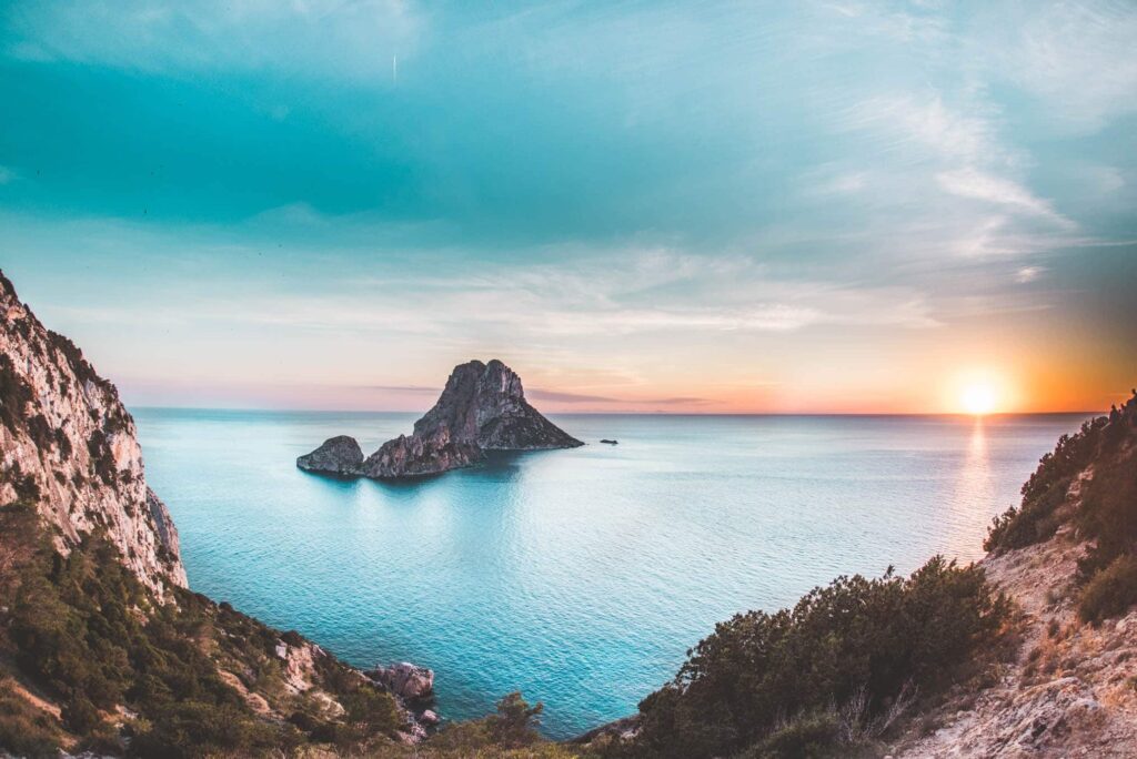 es vedra at sunset