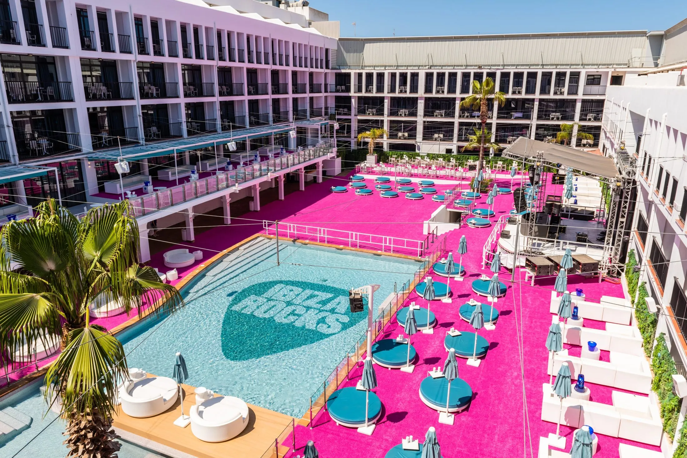 ibiza rocks venue room balcony