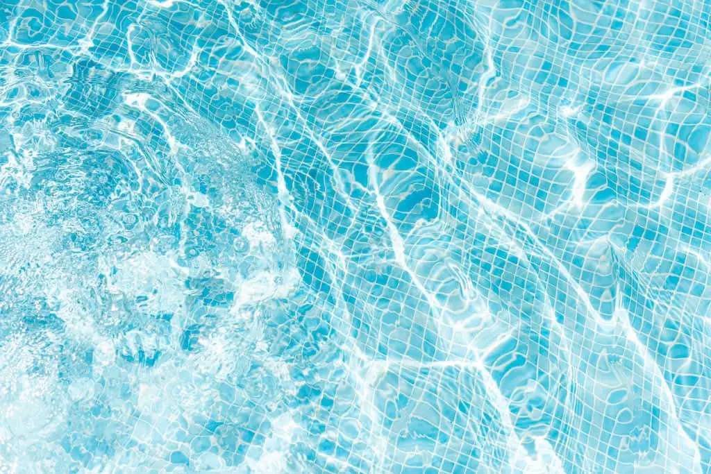 Pool water at Ibiza Rocks