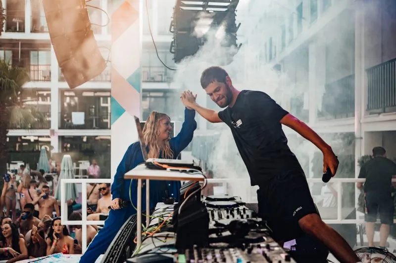 Nathan Dawe Ella Henderson Ibiza Rocks Pool Party