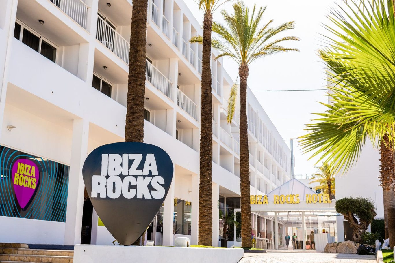 Ibiza Rocks Hotel Entrance & Plectrum | Ibiza 2023