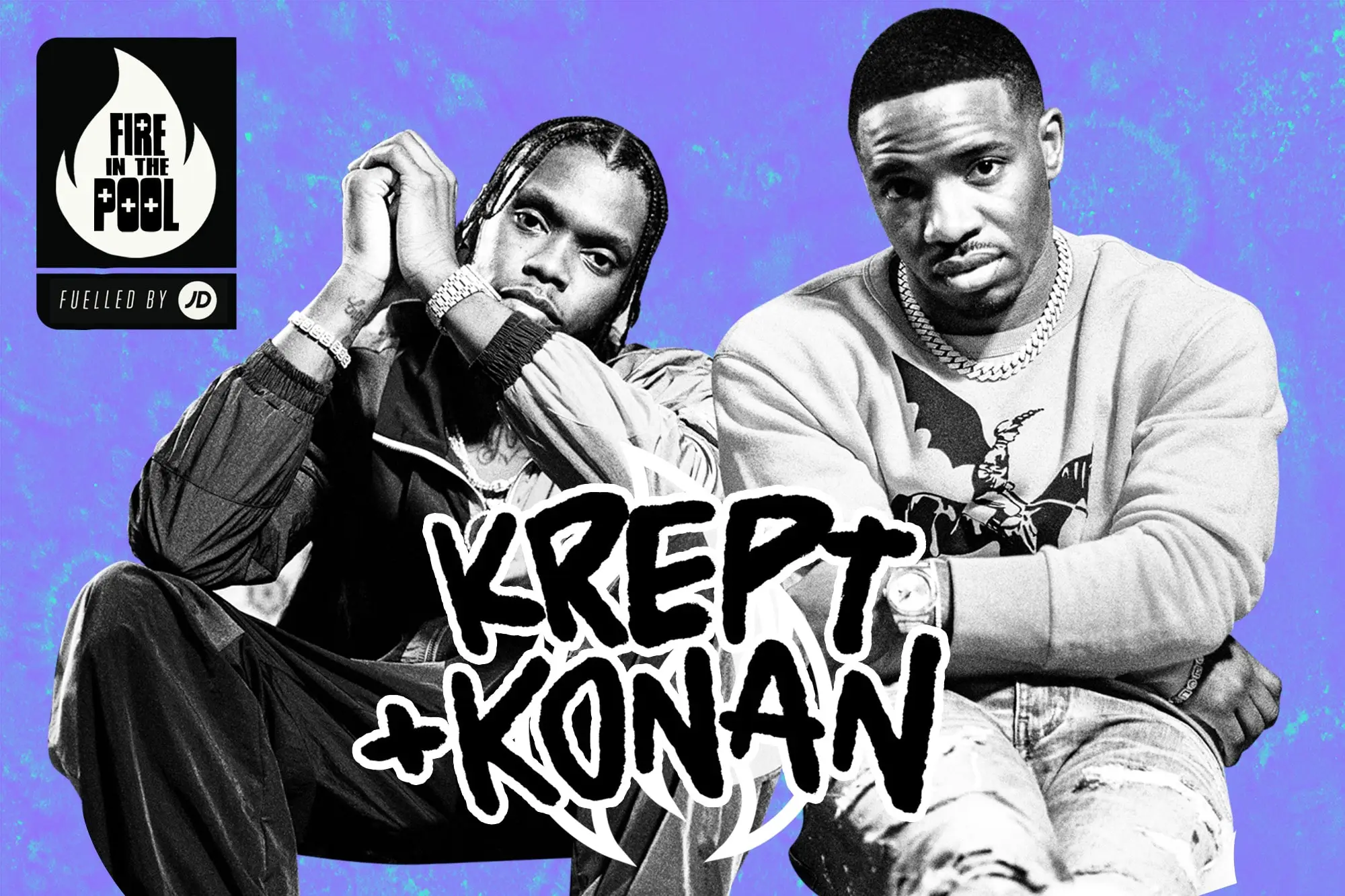 Krept & Konan Fire in the Pool Party Ibiza Rocks 2023
