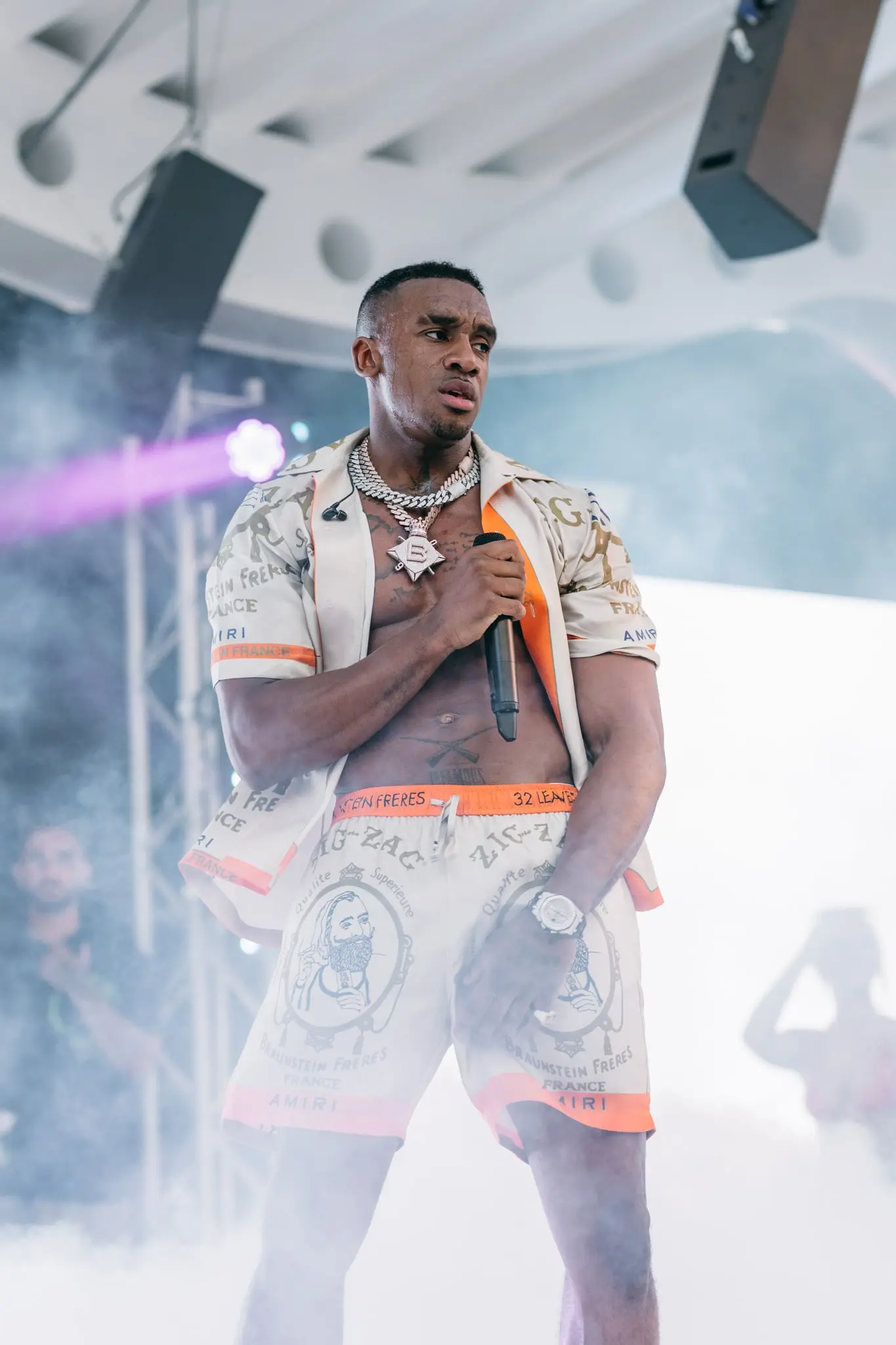 Bugzy Malone Ibiza Rocks UK Rap Pool Party