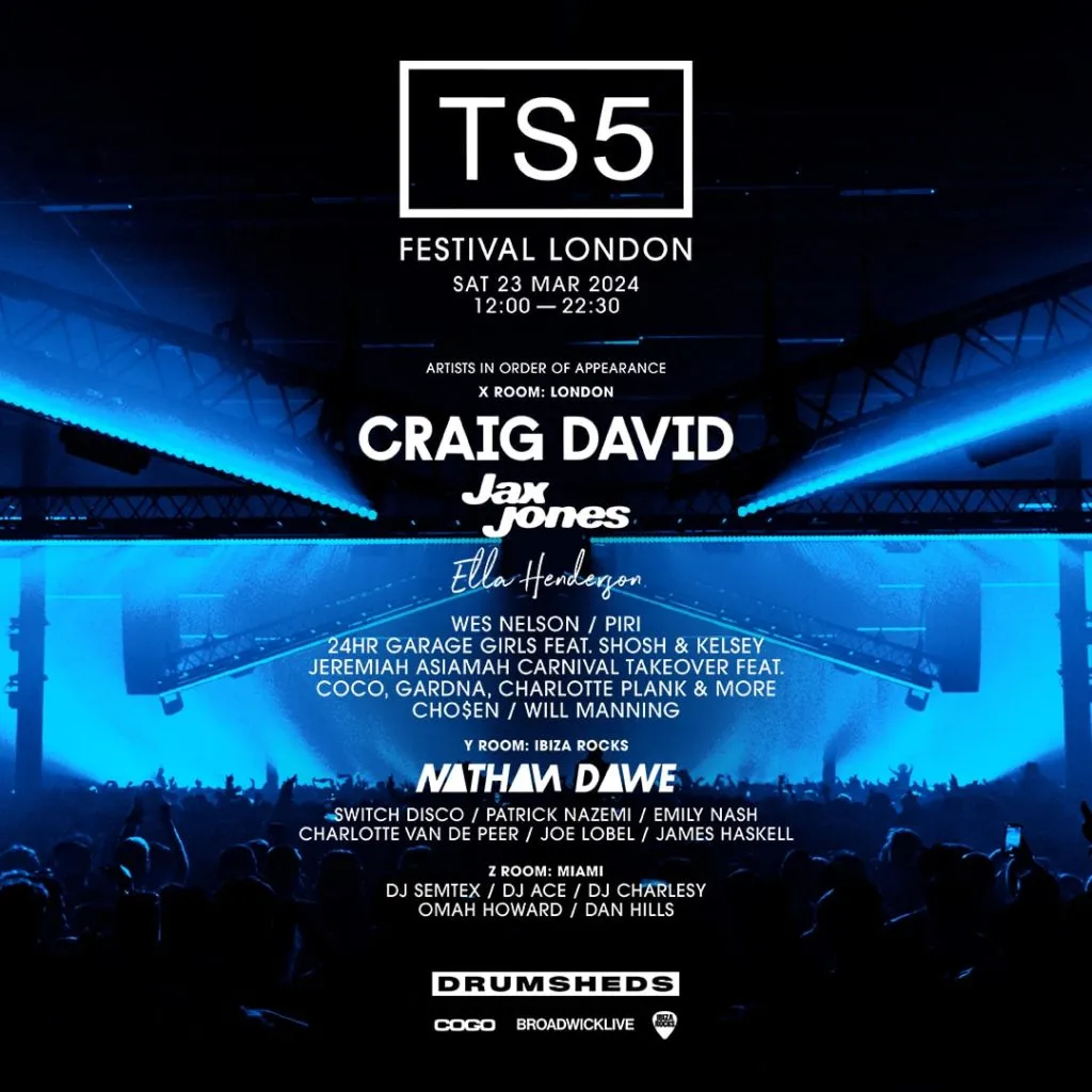 Craig David TS5 Festival Drumsheds