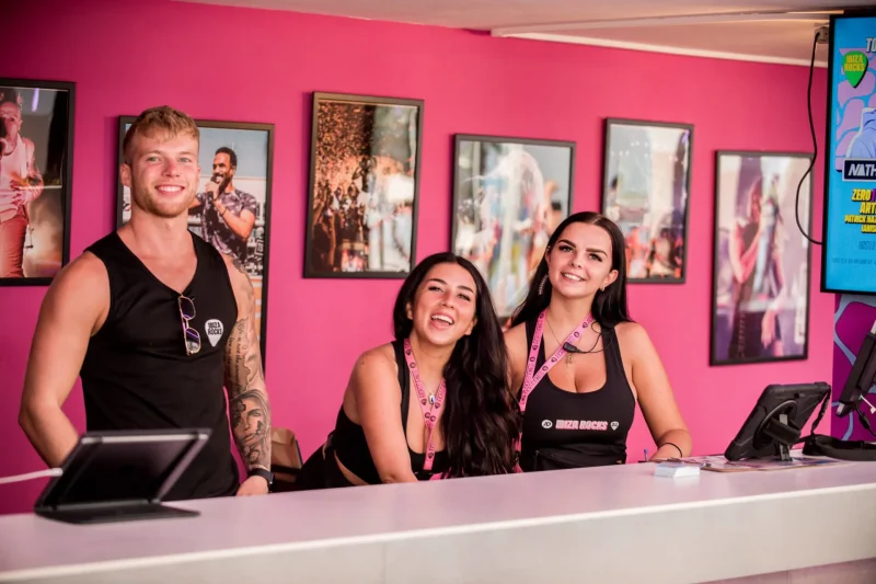 Ibiza Rocks Robbie Event Sales Marekting Team