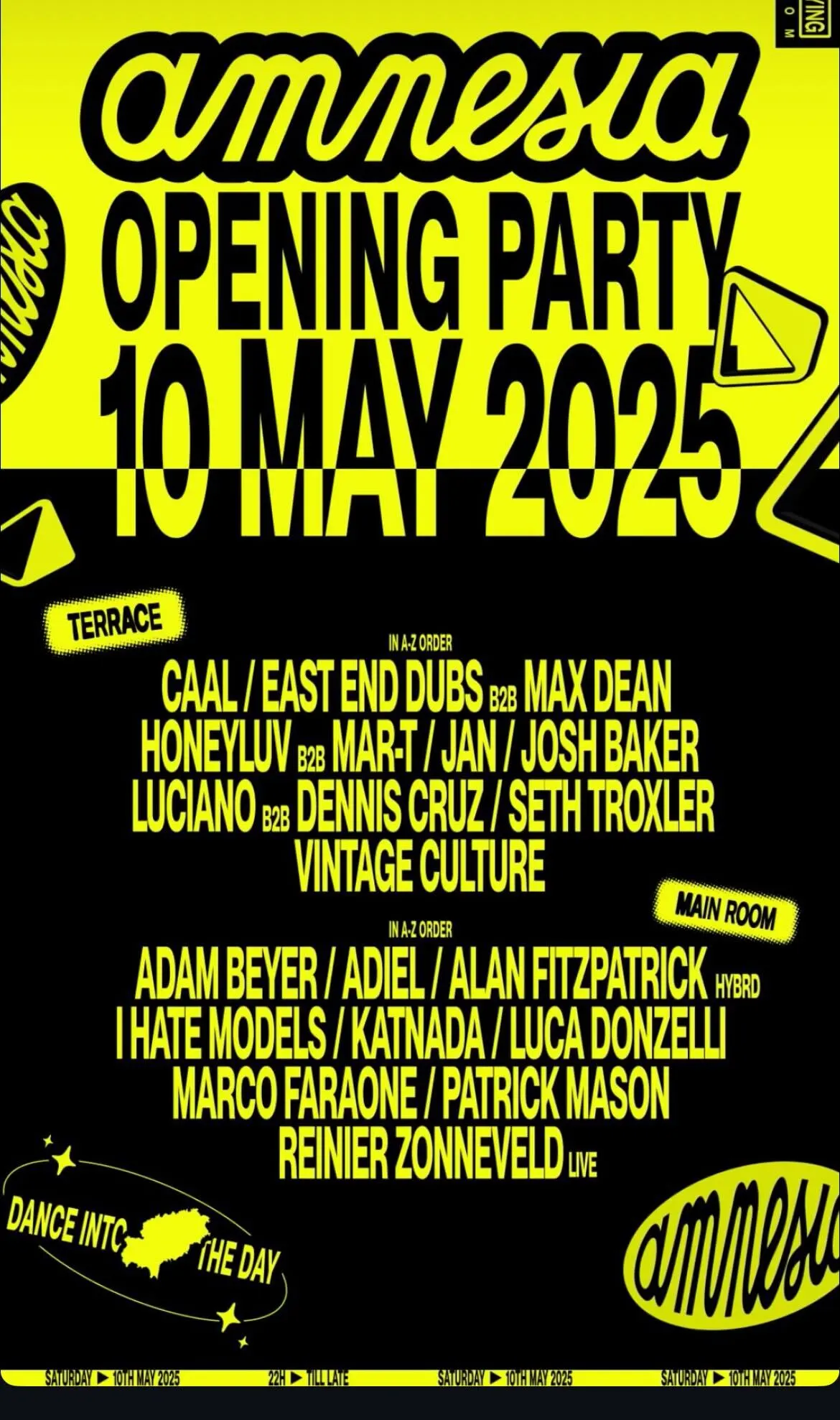 Amnesia Opening Party 2025