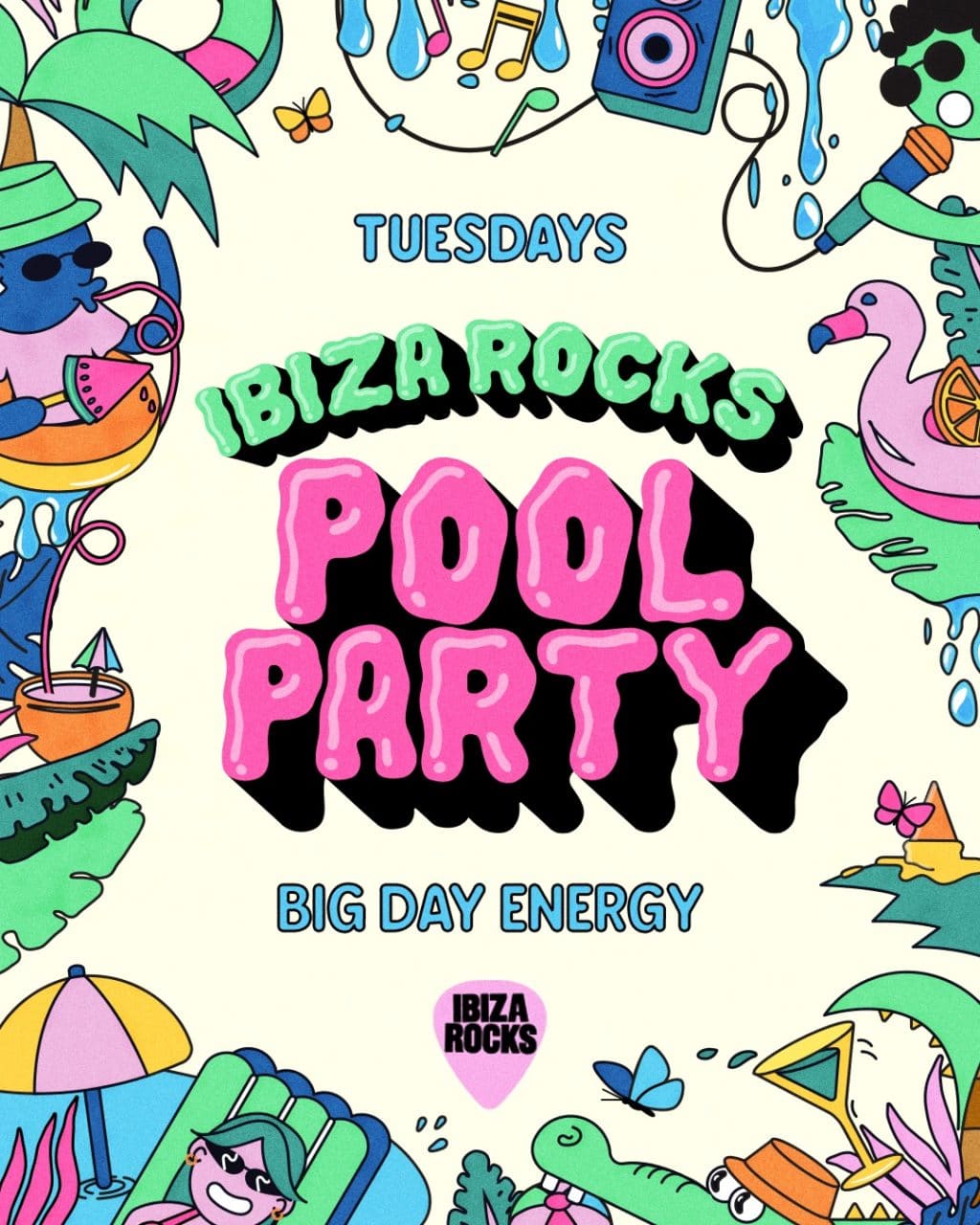Ibiza Rocks Pool Party | Tuesdays Summer 2026 | Ibiza Rocks